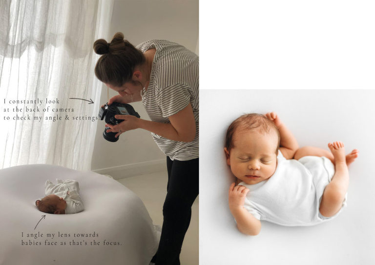 baby photography behind the scenes